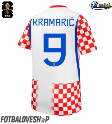 Chorvatsko Andrej Kramaric #9 Domácí Dres MS 2026 Krátký Rukáv